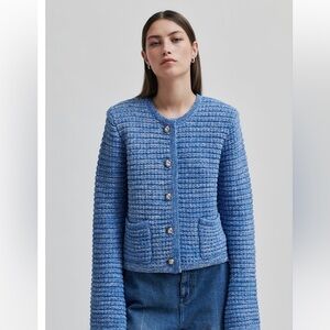 Second Female Grenada Knit Cardigan. Size S